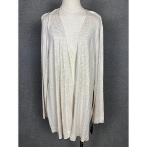 Style & Co Women's Open Front Cardigan Sweater Beige Size XXL New With Tag's.